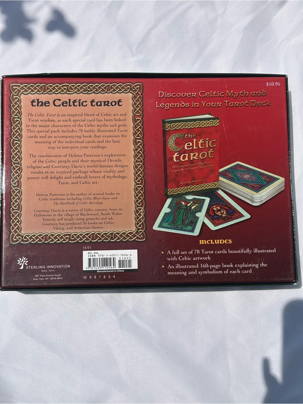The Celtic Tarot Deck - Red and Gold Box new in box - Picture 2 of 2
